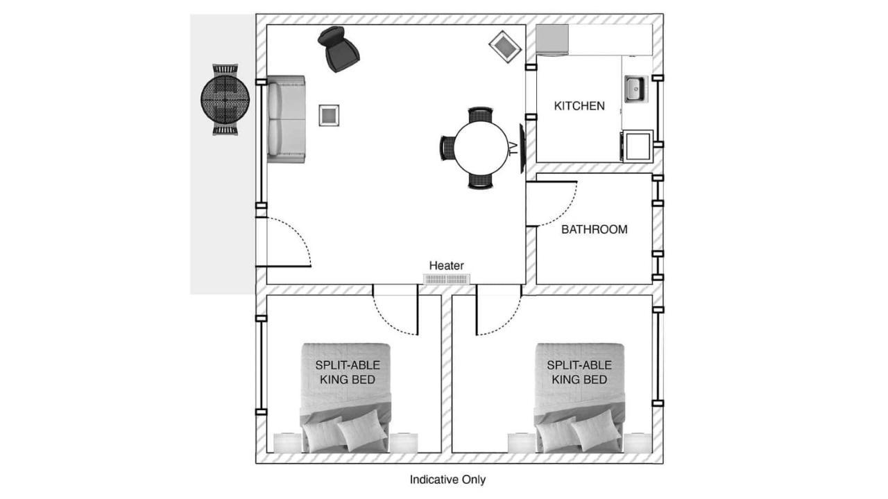 Cedar Lodge Motel Тимару Экстерьер фото
